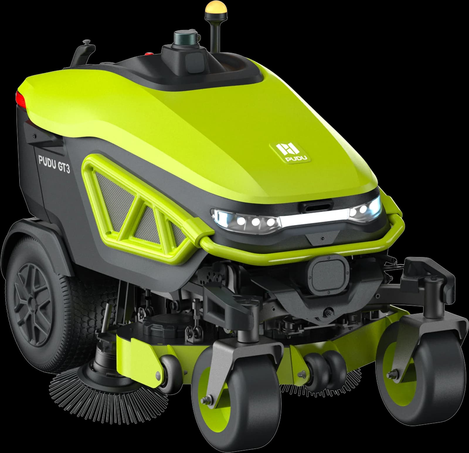 GT3, the compact robotic mower that also sweeps 1